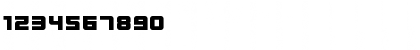 Download Excluded Regular Font Numeric Preview