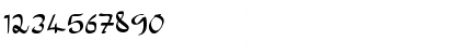 Download Excuse Me Regular Font Numeric Preview