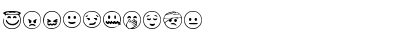Download Google Emojis Regular Font Numeric Preview