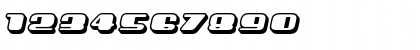 Download Guest 3D Italic Font Numeric Preview