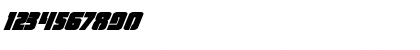 Download Heavy Falcon Super-Italic Italic Font Numeric Preview