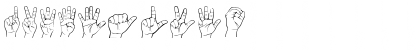 Download Lengua De Senas Chilena Hef Regular Font Numeric Preview