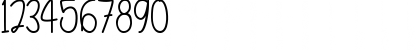 Download Leontine Regular Font Numeric Preview