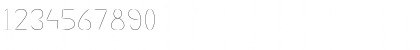 Download Maharessa Regular Font Numeric Preview