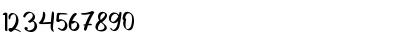 Download Perfectly Demo Regular Font Numeric Preview