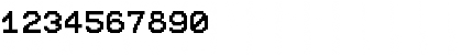 Download Pixel12x10Mono Medium Font Numeric Preview