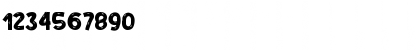 Download Potato Chips Regular Font Numeric Preview