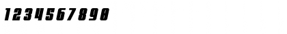 Download Punch Title Italic Regular Font Numeric Preview
