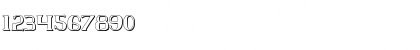 Download Chardin Doihle Shadow Regular Font Numeric Preview