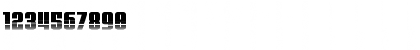 Download Punch Twotone Regular Font Numeric Preview