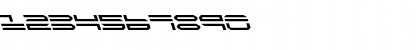 Download QuickStrike Leftalic Leftalic Font Numeric Preview