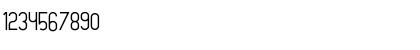 Download Rowland Light Font Numeric Preview