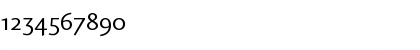 Download Charlotte Sans OS Figures LET Regular Font Numeric Preview