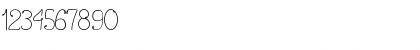 Download Westburry Regular Font Numeric Preview