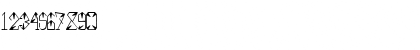 Download XENDER Regular Font Numeric Preview