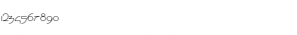 Download Zefir Normal Font Numeric Preview