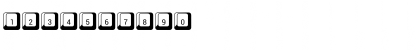 Download 212 Keyboard Regular Font Numeric Preview