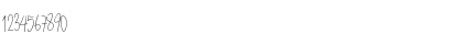 Download Andi Signature Regular Font Numeric Preview