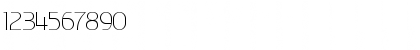 Download Ata Thin Regular Font Numeric Preview