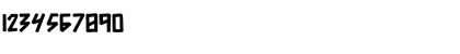 Download Awesome Brush Regular Font Numeric Preview
