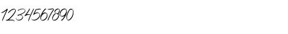 Download Brattalia Regular Font Numeric Preview