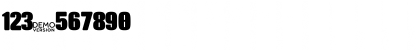 Download Crossfit Demo Heavy Font Numeric Preview