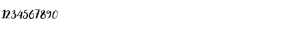 Download Evident Regular Font Numeric Preview