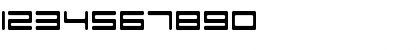 Download F-Zero GX Venue Font SemLt Regular Font Numeric Preview