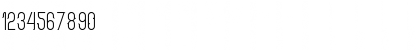 Download guenue Regular Font Numeric Preview