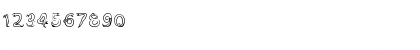 Download Hebisanfont Regular Font Numeric Preview