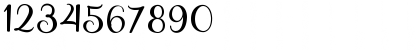 Download Lovely Script Regular Font Numeric Preview
