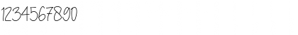 Download Berthy Regular Font Numeric Preview