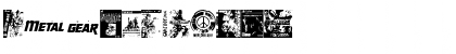 Download Metal Gear Solid The Phantom Font Regular Font Numeric Preview