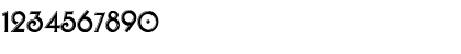 Download Parque del Buen Retiro Regular Font Numeric Preview