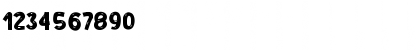 Download Potato Chips Regular Font Numeric Preview