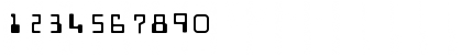 Download CheckNums-MICR Regular Font Numeric Preview