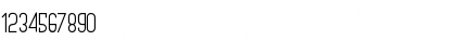 Download Round Light Regular Font Numeric Preview