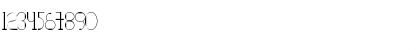 Download saleng Regular Font Numeric Preview
