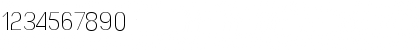 Download Unione *Demo ExtraLight DEMO Font Numeric Preview