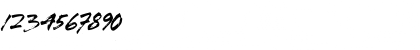 Download Youth Brush Daylight Regular Font Numeric Preview