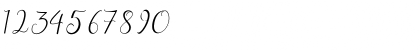 Download Yulinda Script Regular Font Numeric Preview
