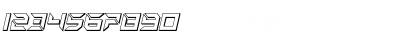 Download Zero Prime 3D Italic Italic Font Numeric Preview