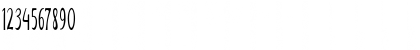 Download Amirul Free Regular Font Numeric Preview