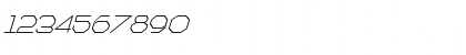 Download Architext-Itali Regular Font Numeric Preview