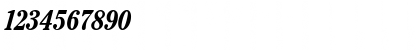 Download Cheltenham Bold Italic Font Numeric Preview