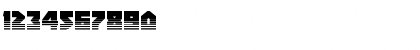 Download Arctic Guardian Twotone Regular Font Numeric Preview
