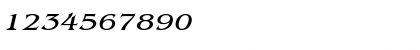Download Bangle-Extended Italic Font Numeric Preview