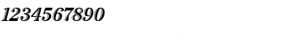 Download Cheltenham Htd ITC TT Italic Font Numeric Preview