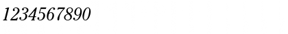 Download Cheltenham SSi Italic Font Numeric Preview