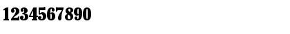 Download CheltenhamBlackCondSSK Regular Font Numeric Preview
